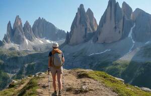 Montagne :  le massif de la Maurienne (les Aiguilles d’Arves),