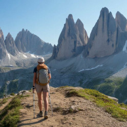 Montagne :  le massif de la Maurienne (les Aiguilles d’Arves),